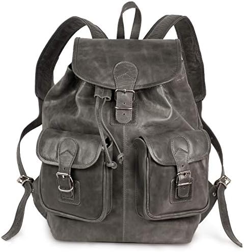 Hamosons leder rucksack Clearance