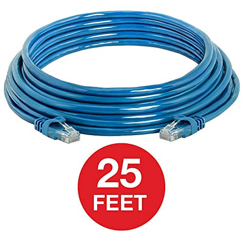 Cable Ethernet CAT6 Azul 7.62 m RJ45 Patch Cord miniatura 2