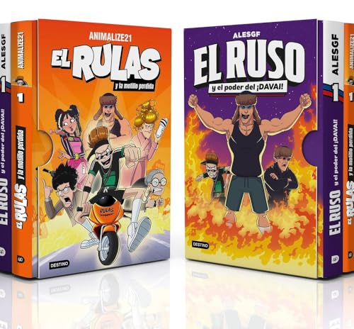 Estuche El Rulas 1 + El Ruso 1 (Jóvenes influencers)