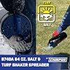 Chapin 8740A: 64-Ounce Black Poly Hand Shaker Spreader for Turf, Fertilizer, Grass Seed, Salt and Sand, Year-Round Use, Large Grip Handle with 3 Openings for Pellets and Particles