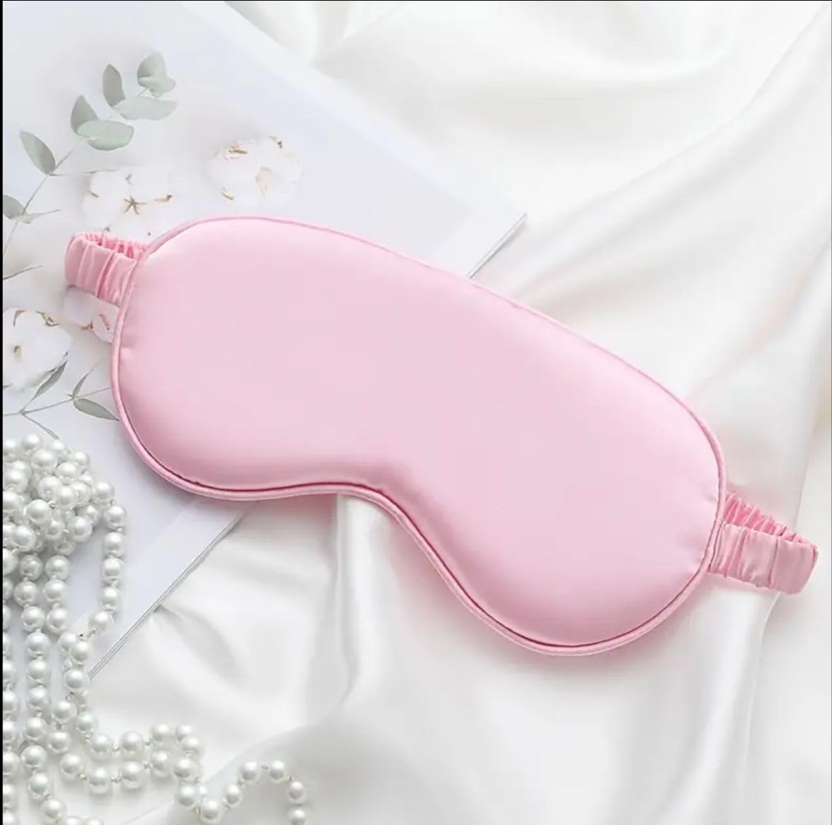 MW PARIS Fabric Super Soft Comfortable Sleeping Eye Mask-Super Soft And Smooth-Pink-For Women, Men, Seniors And Kids-Comfortable Blindfold For Restful Sleep (B0D5HXT79N) Amazon Price History, Amazon Price Tracker