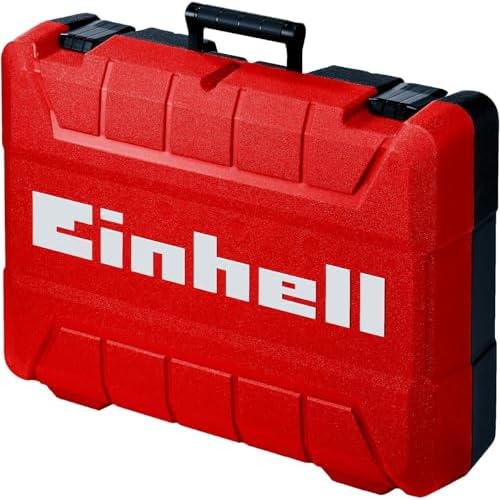 Einhell Koffer E-Box M55/40 für universelle Aufbewahrung von Werkzeug und Zubehör (weiches Schaumstoff-Innenfutter für verkratzungsfreien Transport, spritzwassergeschütztes Design, max 30 kg Zuladung)