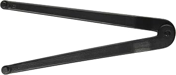 Wright Tool 9638 Adjustable Face Spanner Wrench with Black Industrial Finish, 4"
