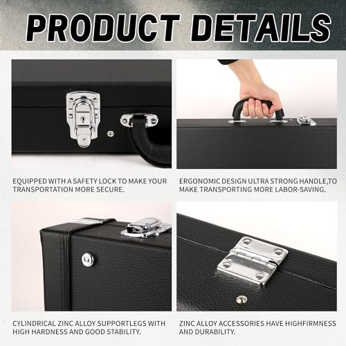 Image of GHOSTFIRE Electric Guitar Standard 39-Inch Hard Case for LP, V-LP Brown