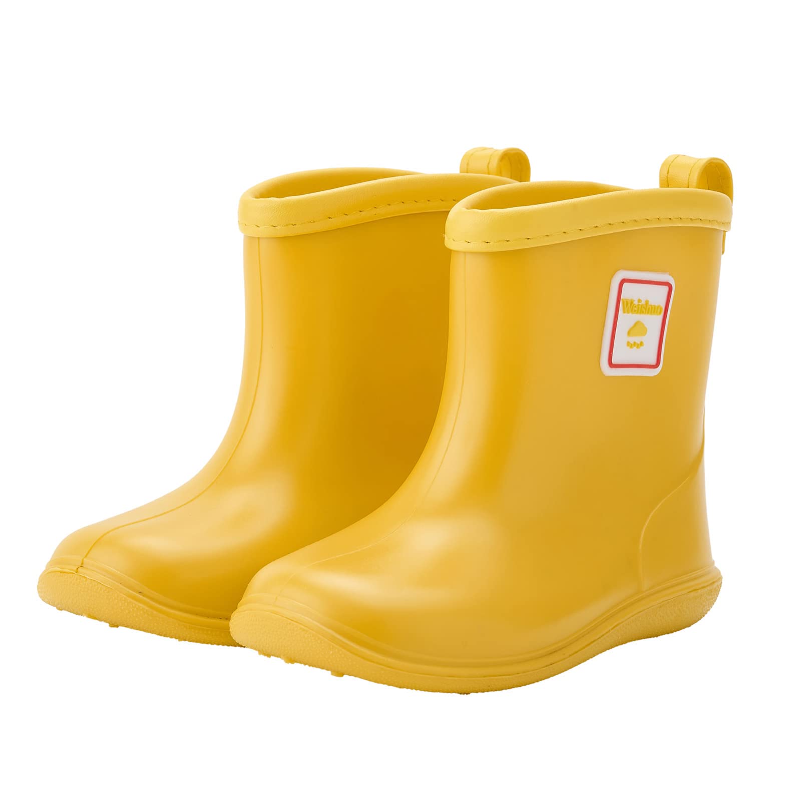 Botas de Agua para Niños Unisex Bota de Goma Impermeable Lluvia Bebé Niñas