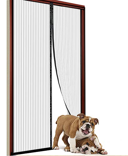Durable Magnetic Screen Door 36 x 80, Magnetic Screen Door Curtain for Sliding
