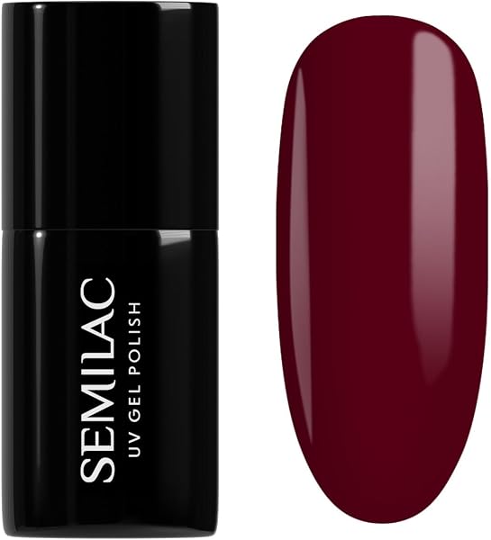Semilac UV Nagellack Hybrid 404 Black Beans Muffin 7ml Kollektion Tastes of Fall - 1