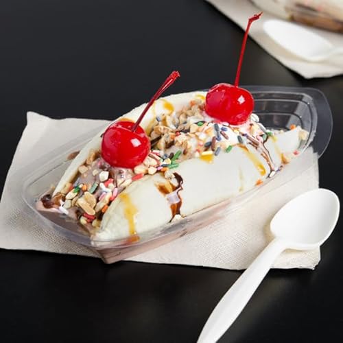 Tas-Ty Kompostierbares Eiscreme-Boot, 50 Stück