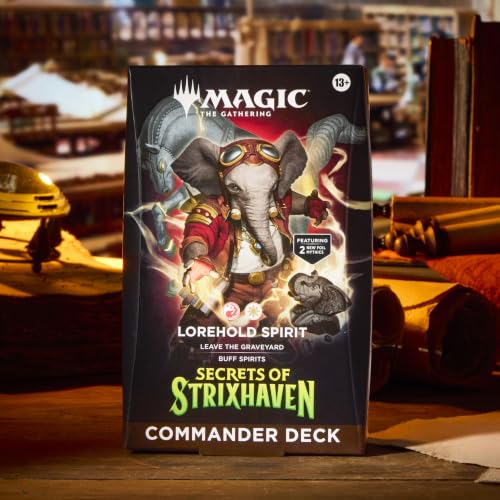 Image of Magic: The Gathering Secrets of Strixhaven Commander Deck - Lorehold Spirit (100-Card Deck, Deck Box + Accessories)