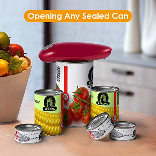 Electric Can Opener, Restaurant Can Opener, Smooth Edge Automatic Electric Can Opener! Chef's Best Choice - Thumbnail 4