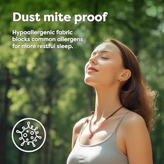 HOSPITOLOGY PRODUCTS Mattress Encasement - Zippered Bed Bug Dust Mite Proof Hypoallergenic - Sleep Defense System - Queen - Waterproof - Stretchable - Standard 12" Depth - 60" W x 80" L