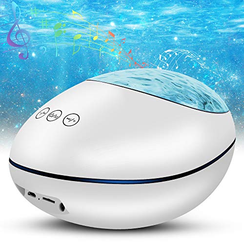 Led Projektor Sternenhimmel Lampe Kinder Nachtlicht, Projektionslampe mit Fernbedienung/Bluetooth 5.0/Timer aus /3 Helligkeitsstufen Beste für Kinder