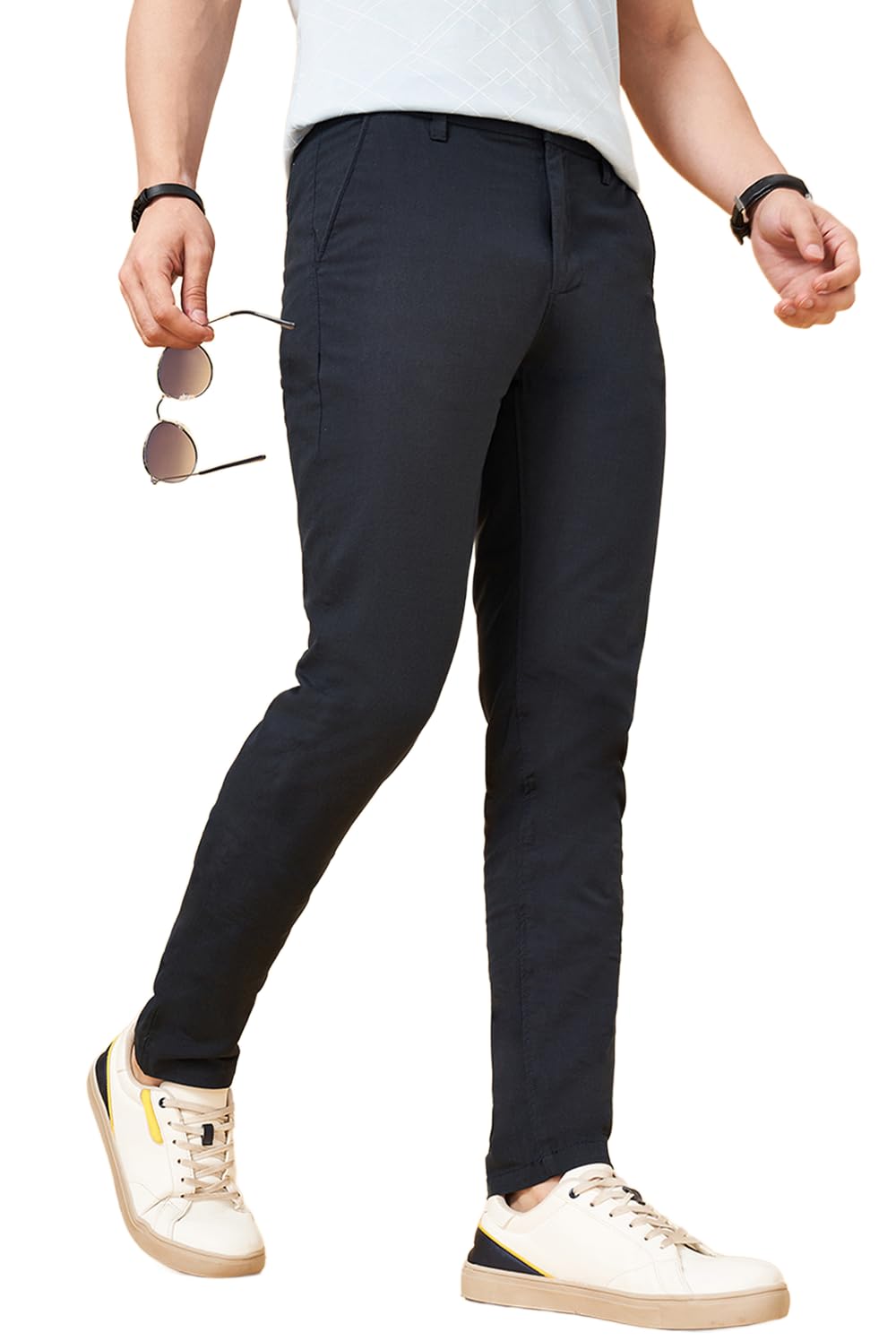 byford Men's Mid Rise Ultra Slim Fit Pants-picture-45