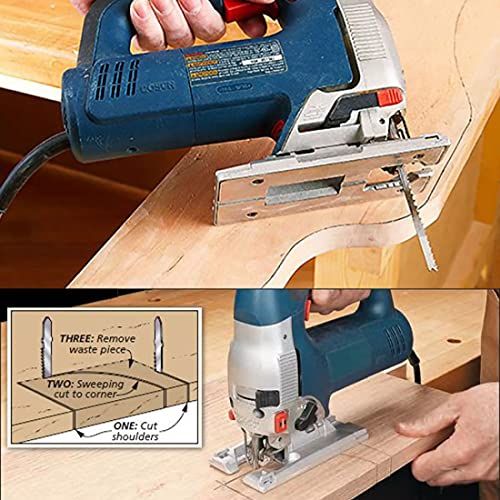 Image of AASONS Assorted T-Shank Jig Saw Blade Set Fit For Any Make Jigsaw Machine, Metal, Wood, Plastic, Etc (Pack Of 10 Blades)