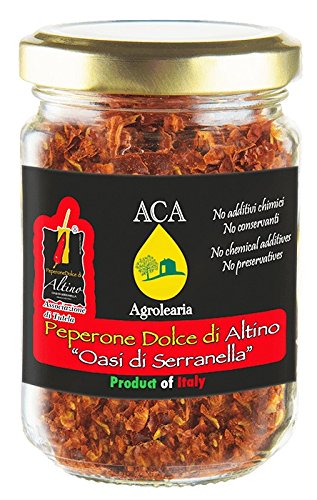 Peperone rosso dolce di Altino frantumato, vaso da 50 gr