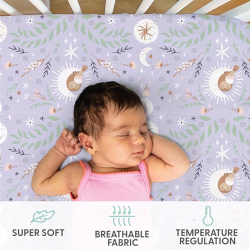 The Peanutshell LUNAR LOVE Baby Girl Crib Sheets thumb #1