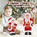 Gfilay Musical Dancing Santa Claus with Drum - Singing Santa Plush Toy for Christmas Decor and Xmas Gift