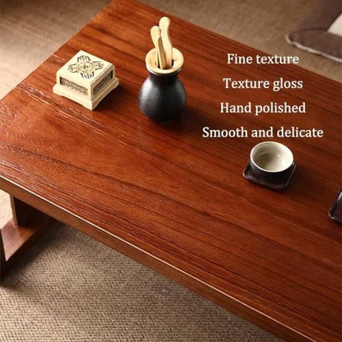 Table basse de méditation zen pour thé au sol et salon japonais