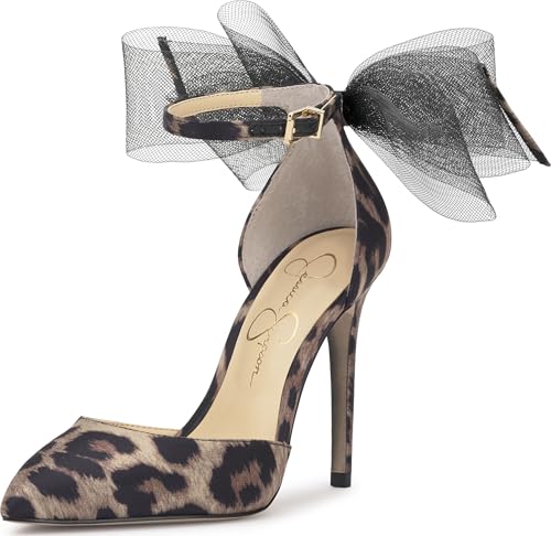 Jessica Simpson Womens Phindies Satin Bow Pumps