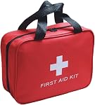 Rouge Trousse de premiers soins Sac vide, vide Voyage Premiers soins Rangement de sacs Compact Survival Medicine Sac pour la maison Bureau Entreprises automobiles Camping Cuisine Sport Extérieur