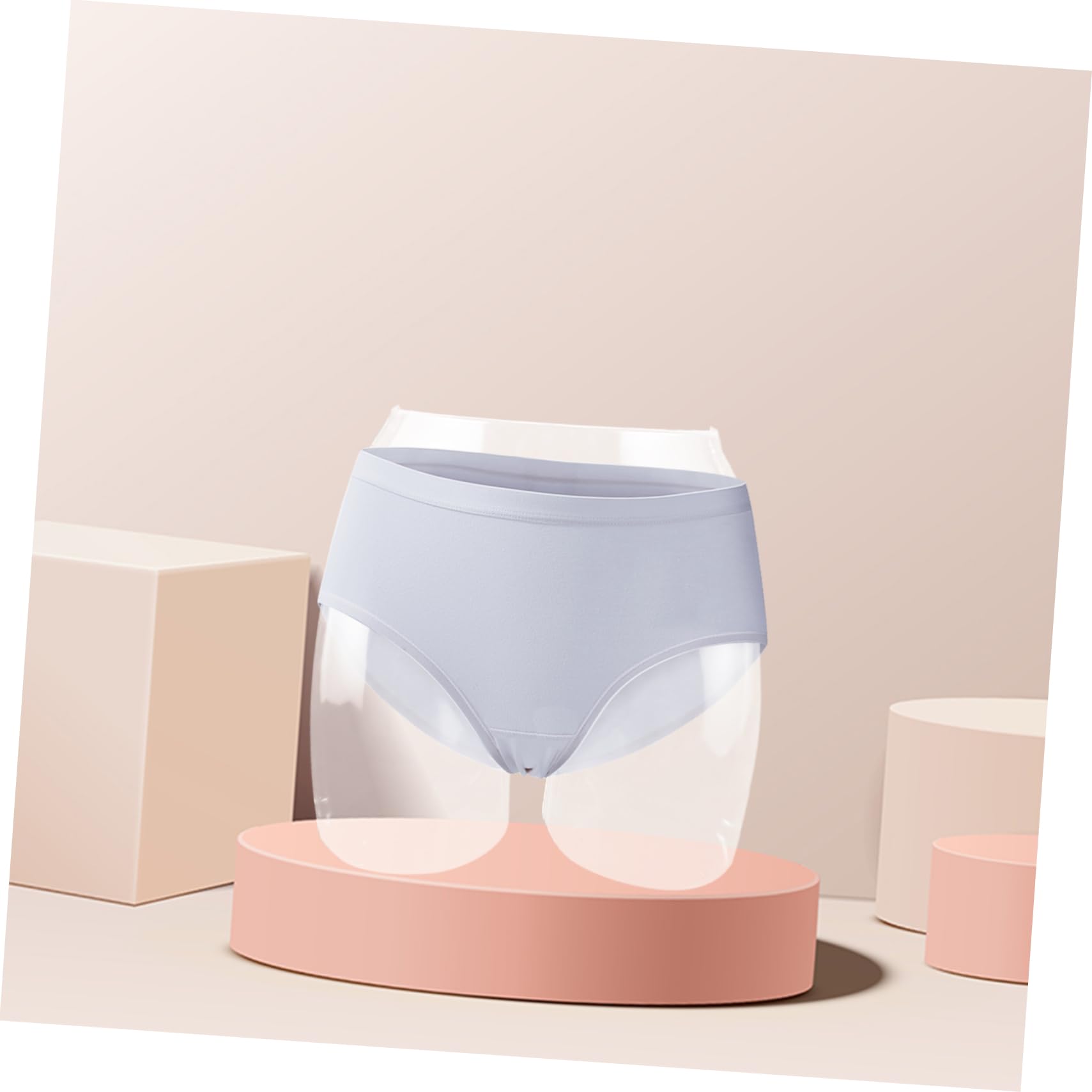 PRETYZOOM Modello di Sedere in Plastica per Esposizione , Espositore per Mutande Leggero e Robusto, Manichino di Fianchi per Negozi al Dettaglio