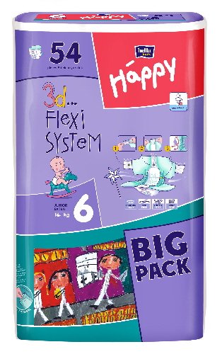 Bella Baby Happy Windeln Junior Extra Gr. 6 54 Stck. (16+ Kg)
