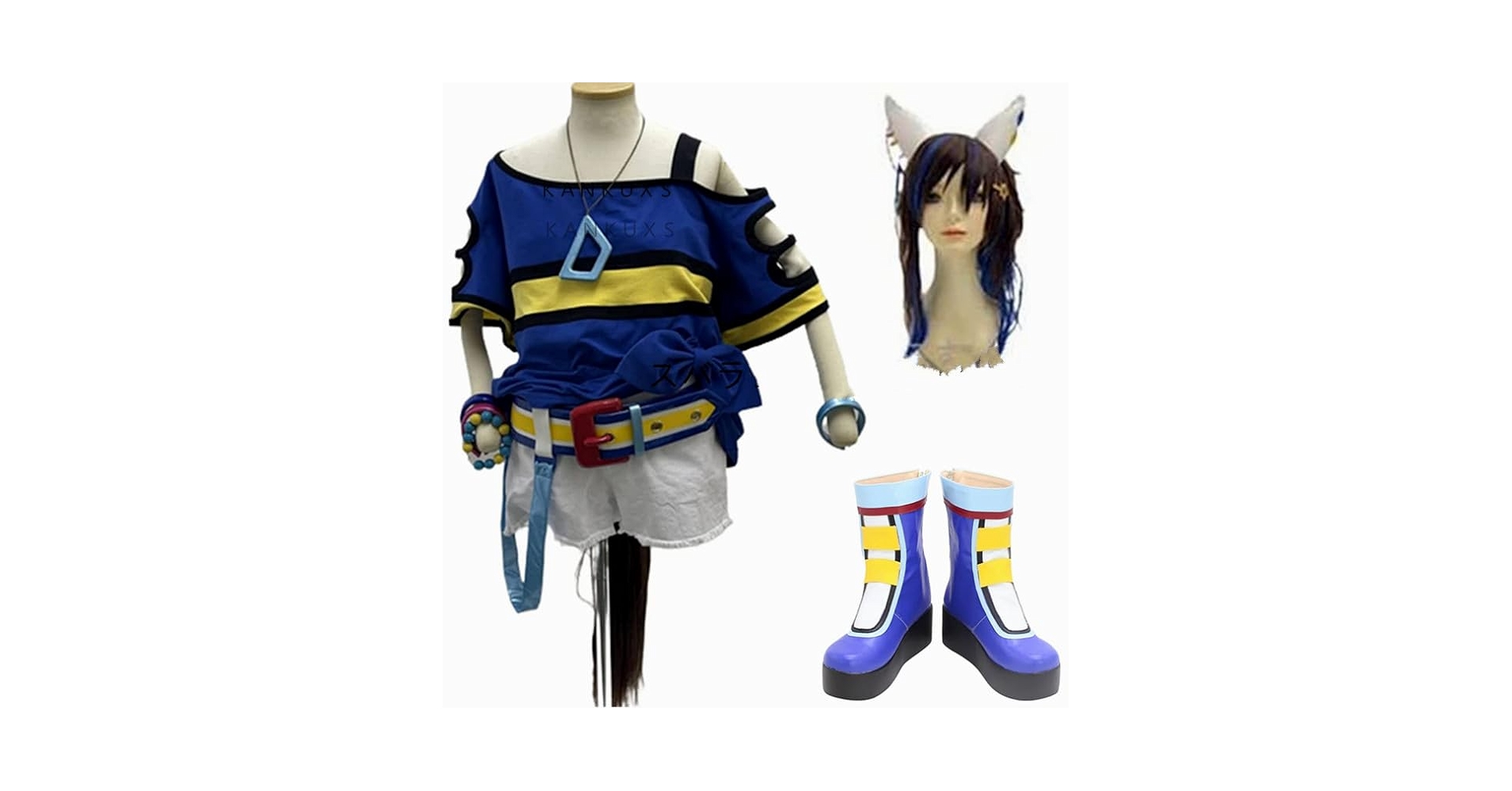 ダイタクヘリオス コスプレフルセット Amazon.co.jp: [BHCASE] フルセット 衣装+ウィッグ +髪飾り ウマ