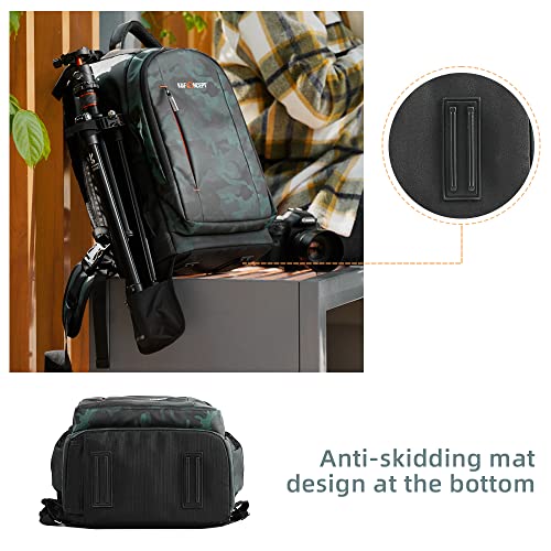 Mochila para câmera multifuncional K&F CONCEPT Bolsa para câmera SLR/DSLR 23 L Bolsa fotográfica à p