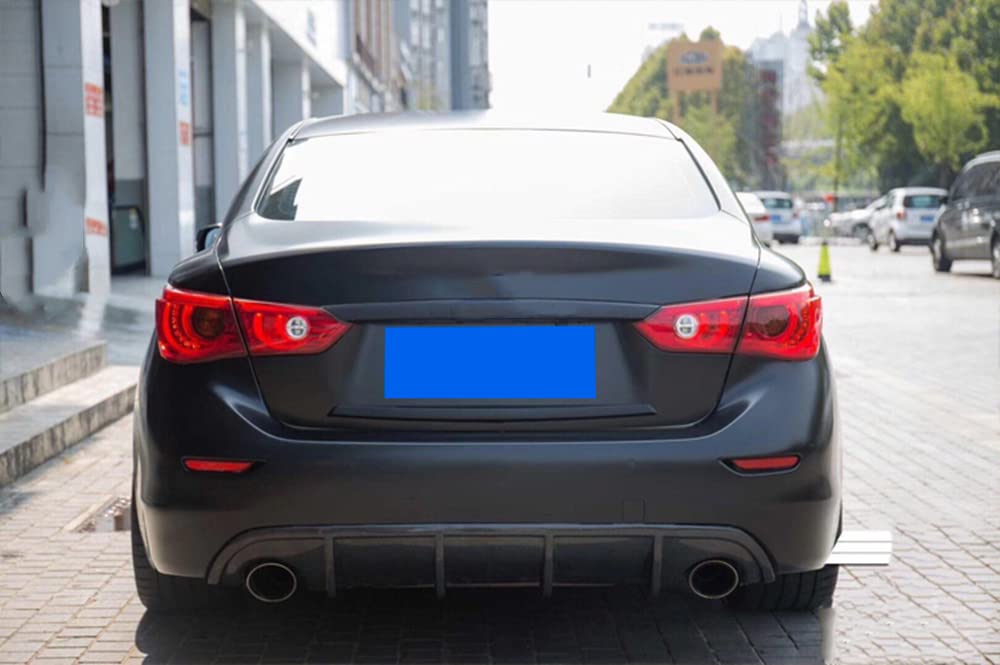 Tylny dolny zderzak samochodowy dyfuzor warga do Infiniti Q50 2014-2017 wygląd włókna węglowego