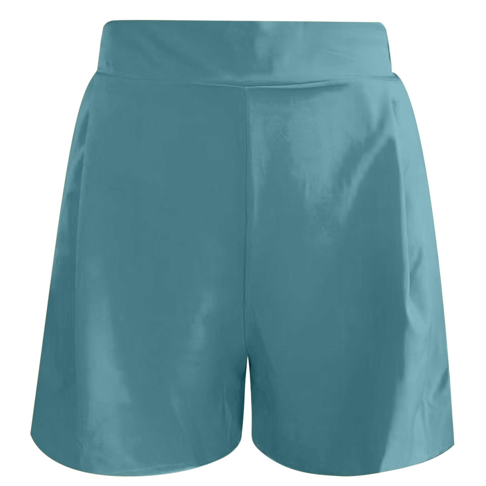 Generisch Combinaison d'été en lin pour femme, 2 pièces, col rond, débardeur et pantalon large avec poches, tenue de loisirs en coton, tenue respirante pour plage, voyage, bureau
