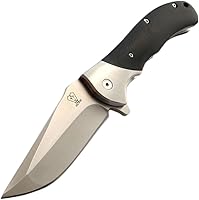 Vista 1 de Eafengrow Cuchillos de bolsillo tácticos Cuchillo de hoja G10 Mango de acero Rodamiento de bolas Cuchillo de camping al aire libre (EF5)