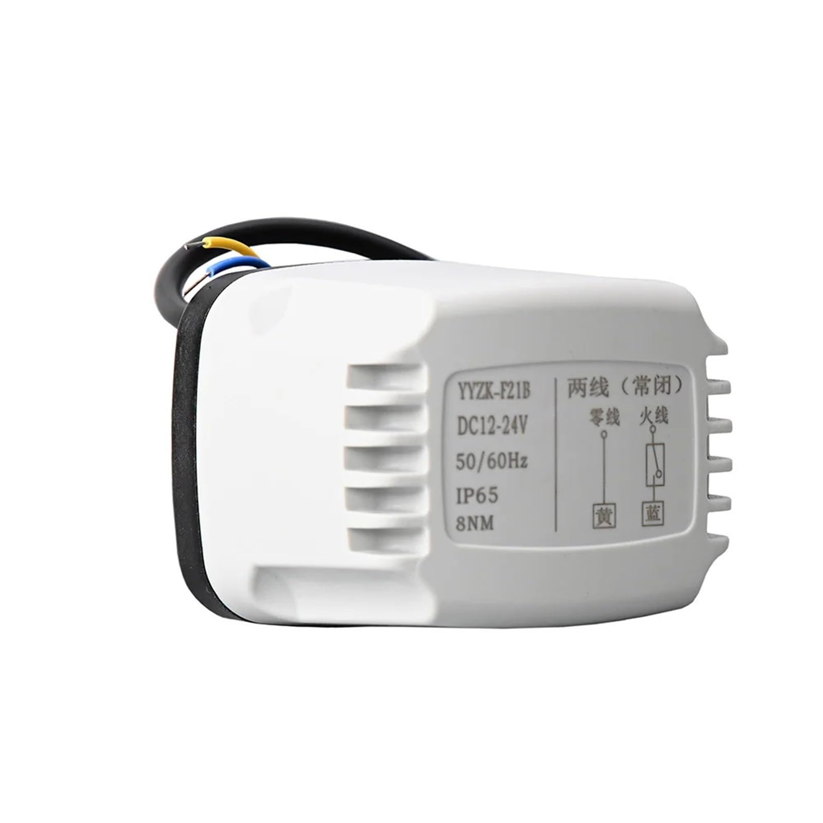 DN15 DN20 DN25 DN32 DN40 DN50 Motorized Ball Valve Actuator Two Wire Electric Ball Valve Motor 1Pcs(Size:Normally Closed,Color:220VAC_CR03)