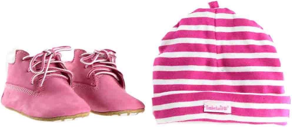 Timberland baby-girls Crib Bootie With Hat (Infant/Toddler)