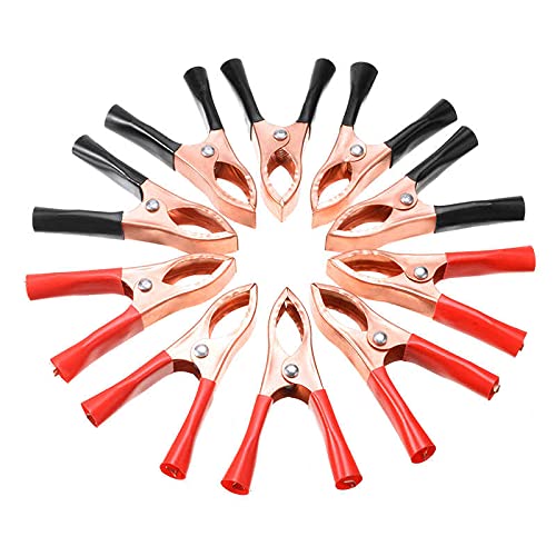 Gilhot® 30A Red and Black Car Alligator Clips Battery Crocodile Clamps 70mm(Pack of 30) (B08HD75XJP) Amazon Price History, Amazon Price Tracker