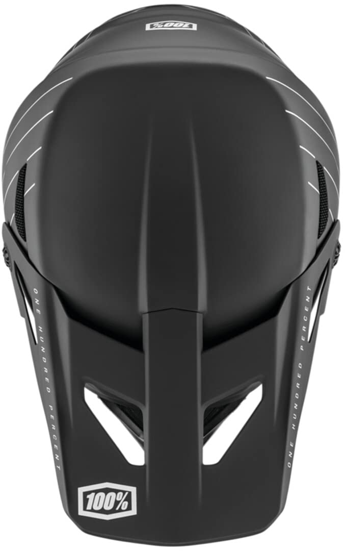 100% L80010-00004, Casco Unisex Adulto, Black, L