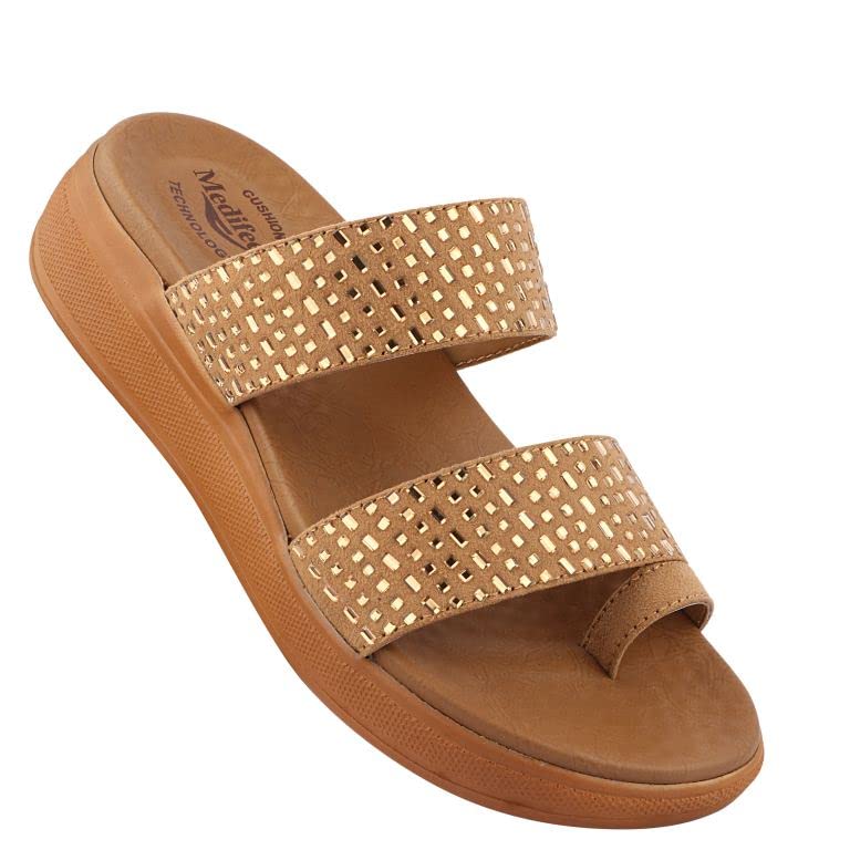 Image of Medifeet Women's On-Trend Double Strap Sandals