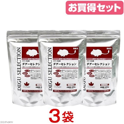 イースター デグーセレクション 400g 3袋 デグーフード えさ エサ 餌