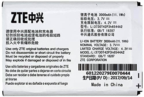 ZTE Original Li3730T42P3H6544A2 Battery for MF96 MF96U Z289L Sonic 2.0 Hotspot Battery