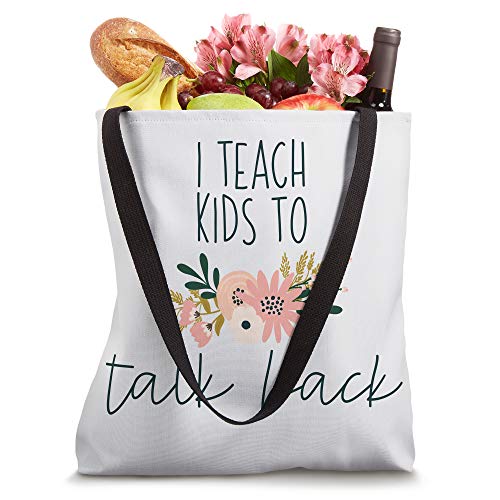 Bolso Tote SLP Gift I Teach Kids To Talk Back miniatura 4