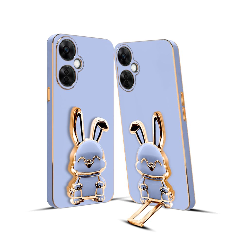 KARWAN®️ 3D Bunny with Folding Stand Back Cover Case Compatible for OnePlus Nord CE 3 Lite 5G | Slim electroplated case | Stand case | Soft TPU | Space Astro Theme |Camera Protection-Blue (B0CGNX9TQW) Amazon Price History, Amazon Price Tracker