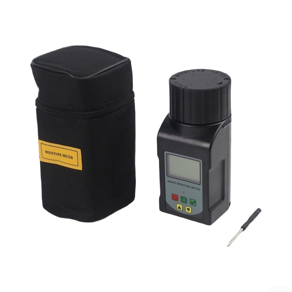 Hygromètre 25 matériaux Testeur d'humidité intelligent pour café - Écran LCD Mémoire de température 165 x 78 mm