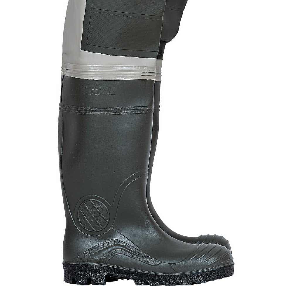PROS Premium Watstiefel WRP02, Teichstiefel, Angelstiefel, Fischerstiefel (45)