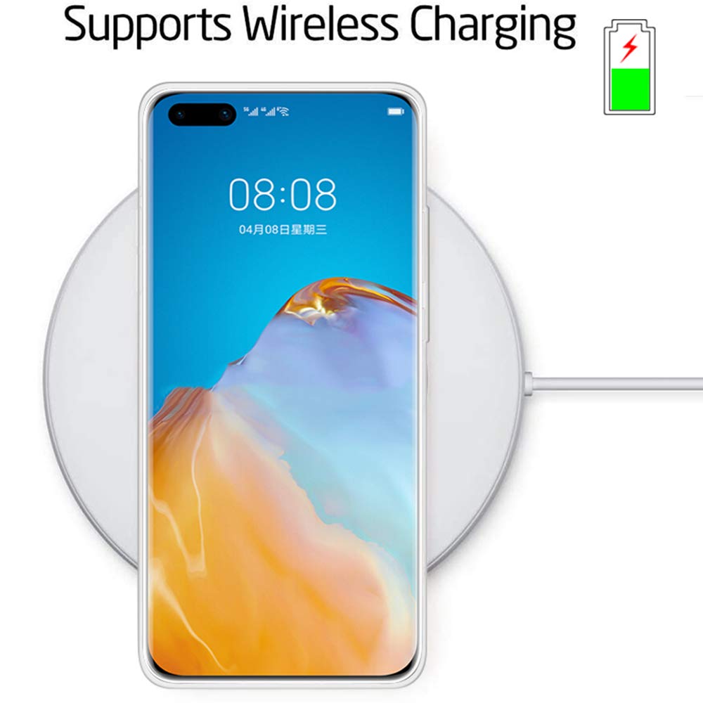 Cover Trasparente Per Huawei P40 Pro Plus – Custodia Silicone TPU Antigraffio Con Delfini E Mare, Morbida - 3