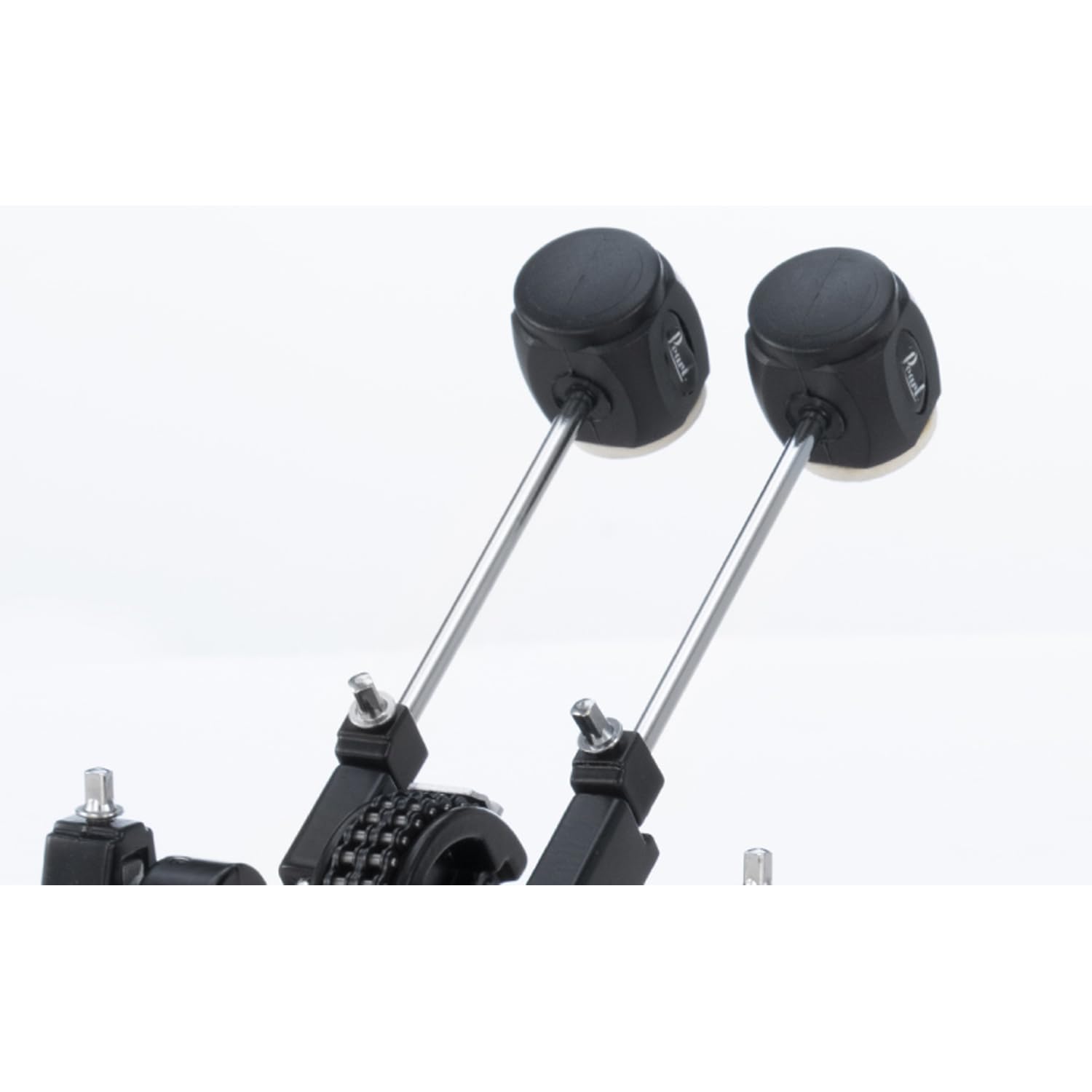 Pearl P-532 Double Bass Drum Pedal Doppel Fußmaschine mit keepdrum Drumsticks