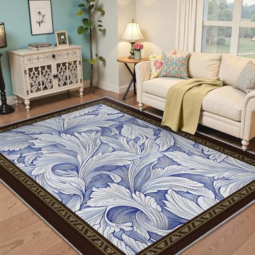 Tapis antidérapant poil bas pour sécuriser et décorer le salon