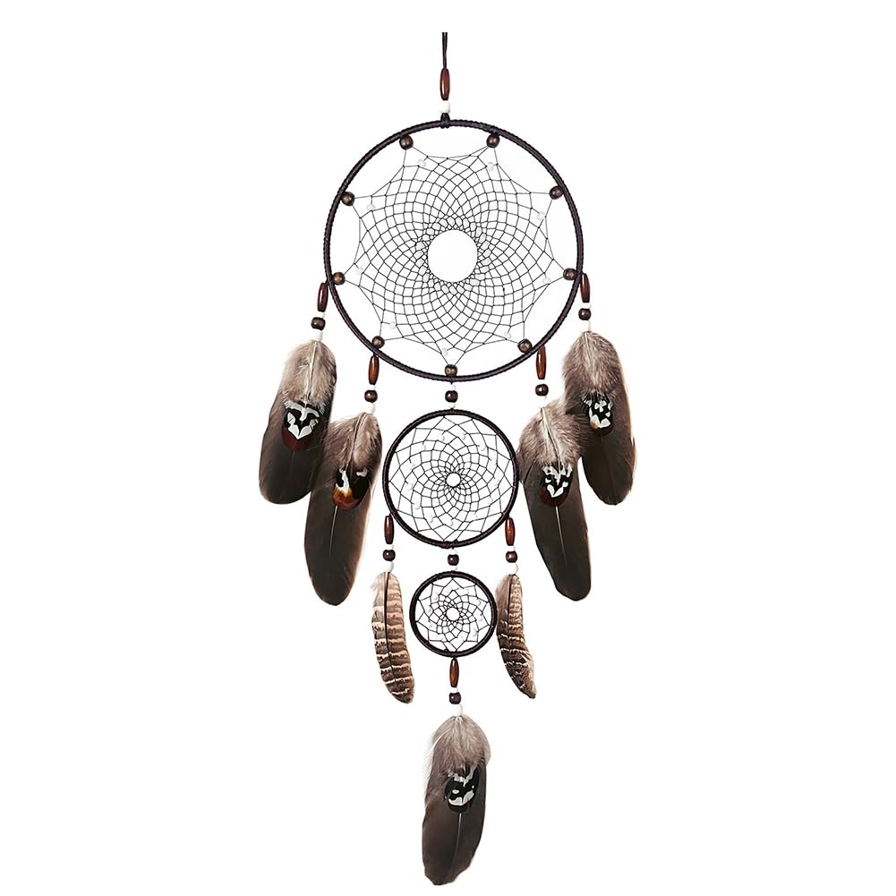 CTRLZS Dream Catchers Catcher Black Wall Art Dream Catcher Large Macrame Wall Hanging Window Decor Hand Decor, Easy to Use Fine Workmanship