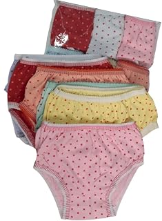 Kit Calcinha infantil algodão desfralde 0 a 2 anos cor:sortida;tamanho:0 a 2 Anos