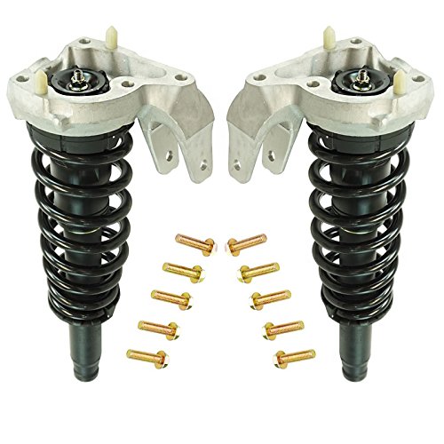 Image of TRQ Front Strut & Coil Spring Assembly Set Driver & Passenger Sides Compatible with 08-13 Cadillac CTS AWD All Wheel Drive