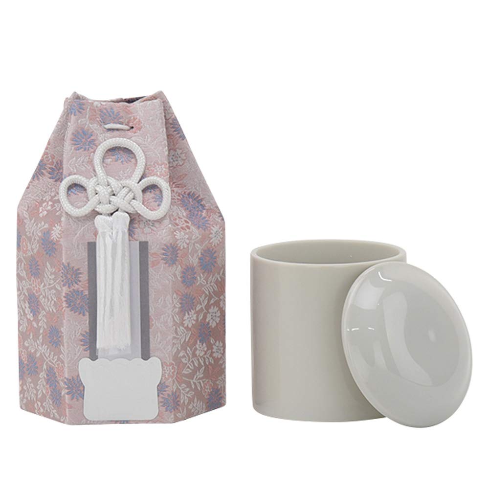 Amazon｜お仏壇のはせがわ 骨袋 分骨 骨壺 分骨袋 なでしこ（陶器中入