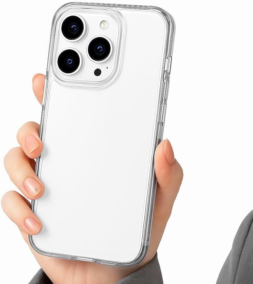 Capa iPhone SPACE Anti-Shock Transparente com Película 3D, Case Premium Cristal Clear Anti-Amarelamento TODOS MODELOS (IPHONE 14)